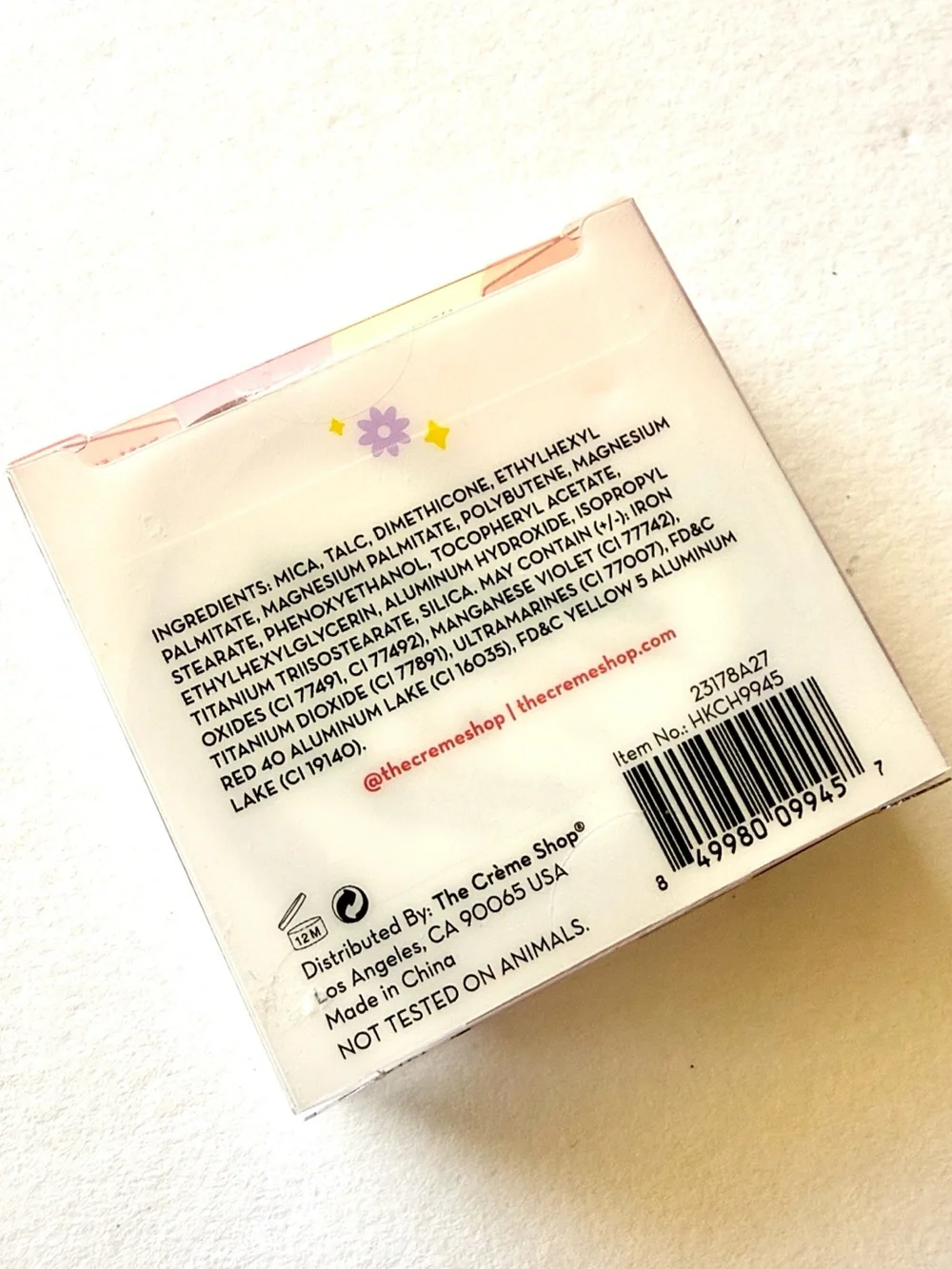 The Creme Shop x Hello Kitty Pretty Cherub Palette NIB